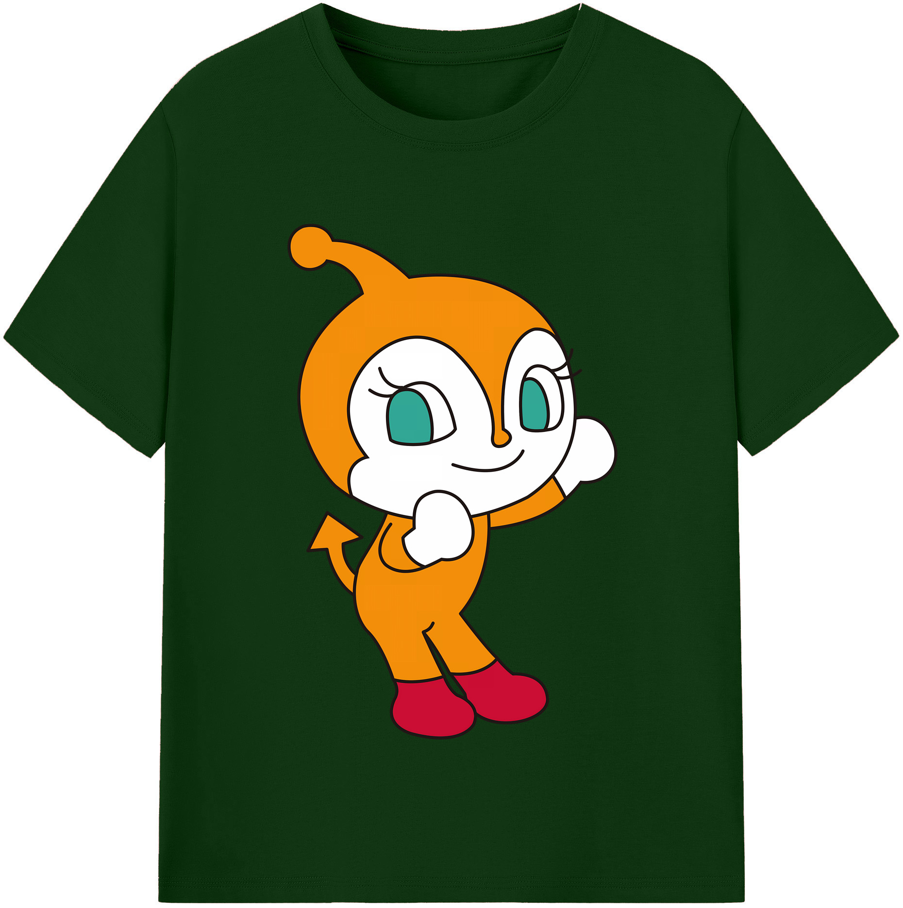 （画像用） アンパンマン Anpanman 綿100％半袖Tシャツ（フロントプリント）